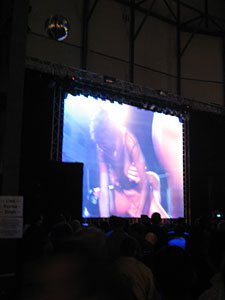 Live porno production on the Extasia 2006 in Zurich