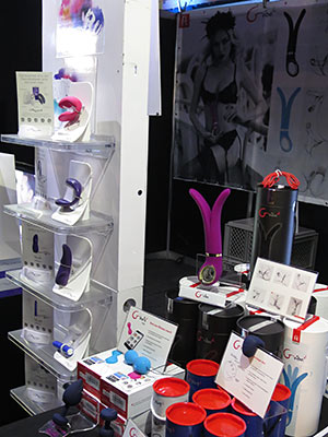 Stand mit Vibratoren - Swisscum Extasia 2015